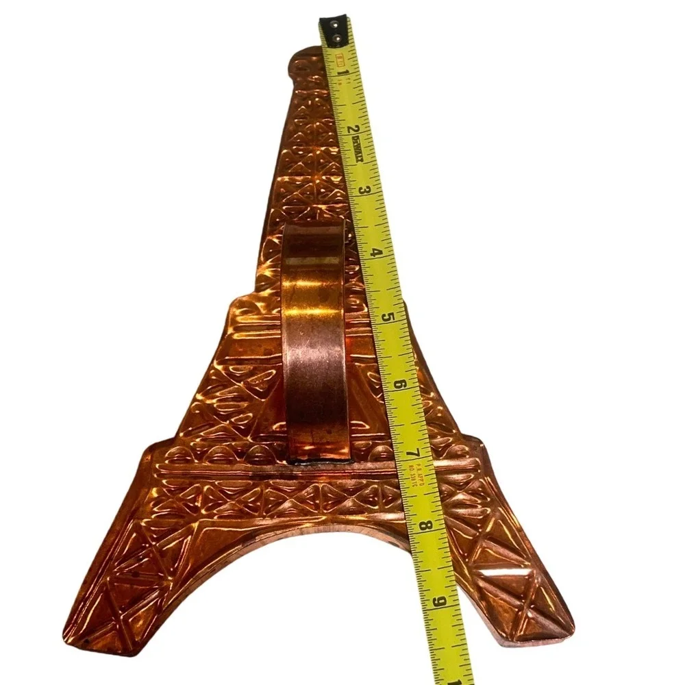 Vintage Copper Eiffel Tower Mold cookie cutter Wall Hanging Decor Paris France 9